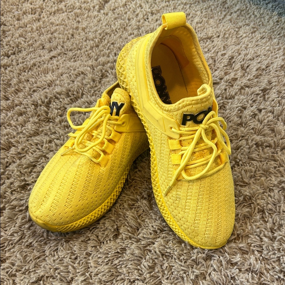 Pony Vibrant Yellow Pickleball Shoes in Women’s Size 7.5